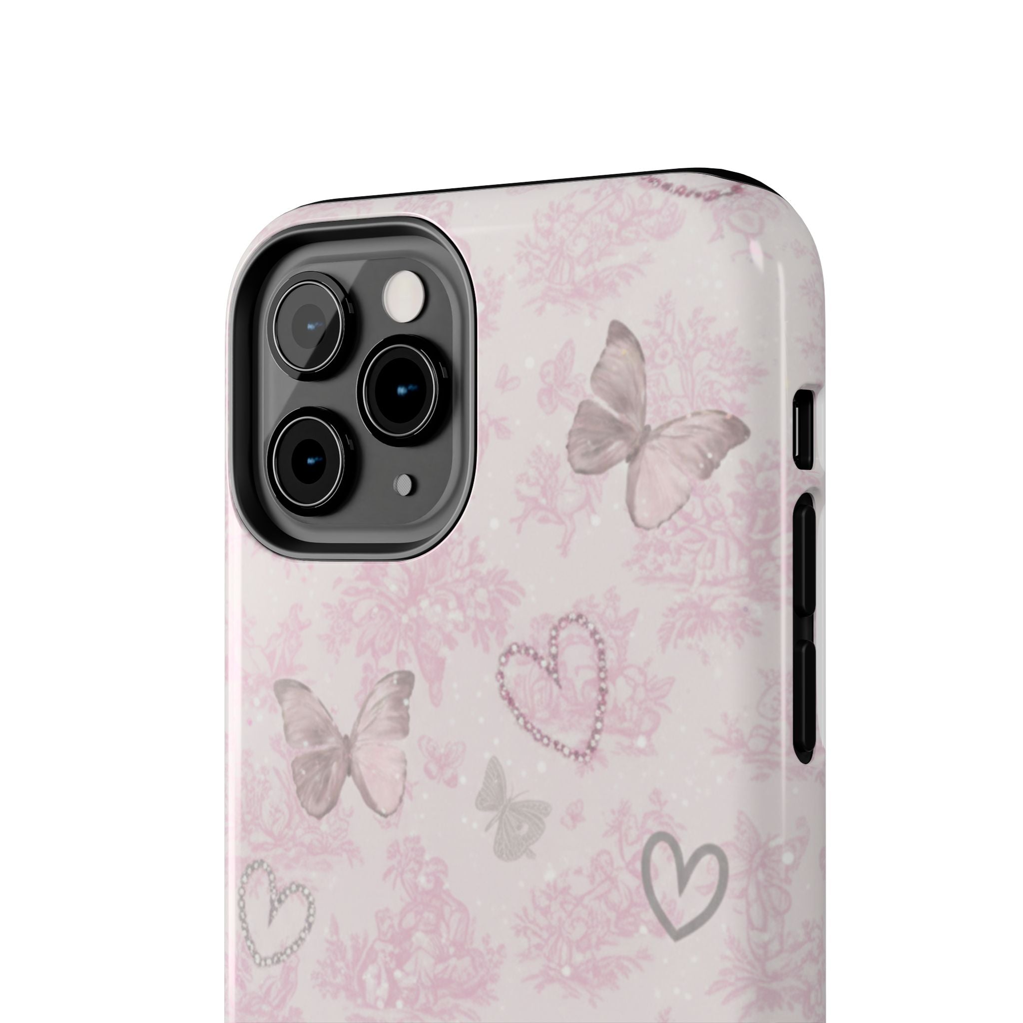 Pink Butterfly Hearts