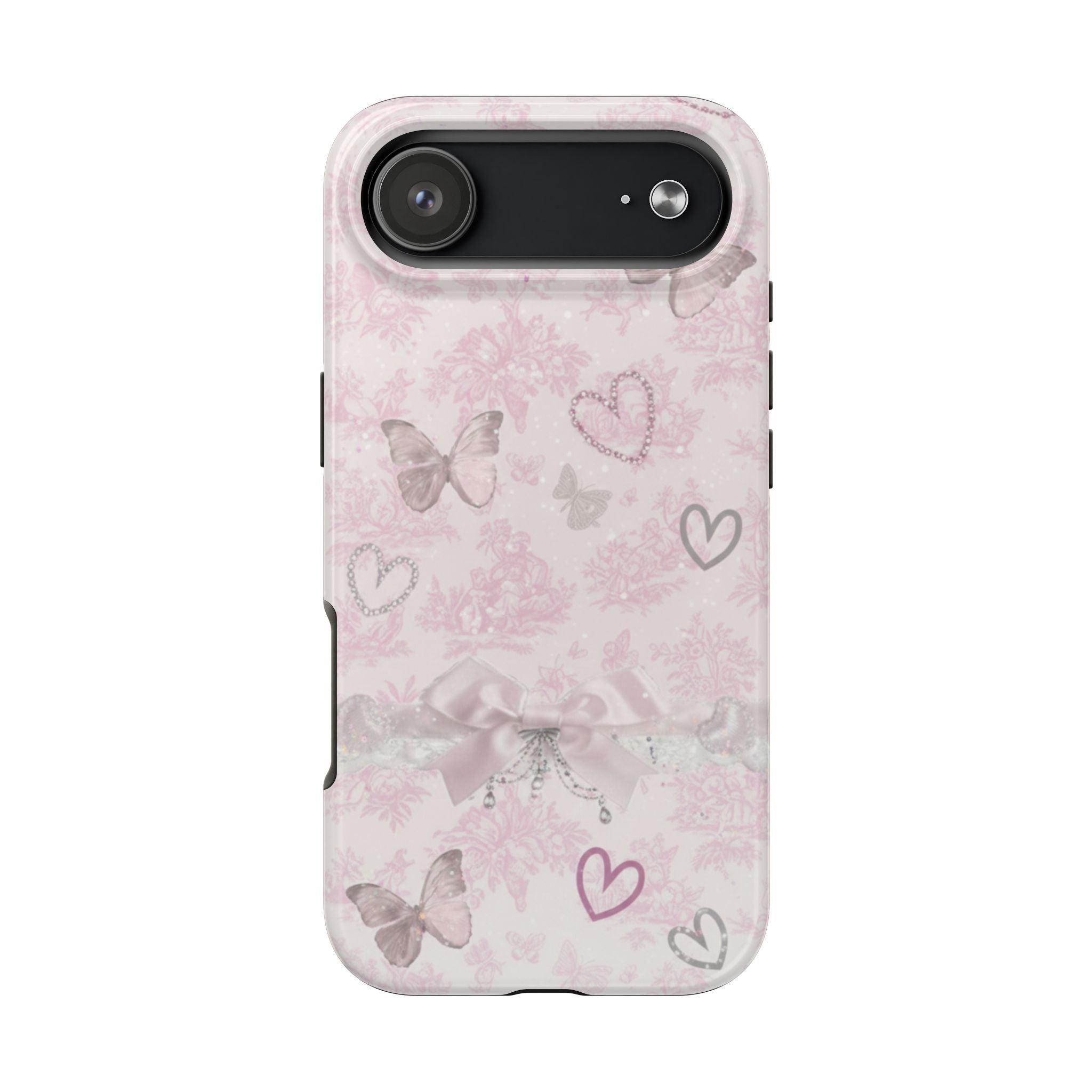 Pink Butterfly Hearts