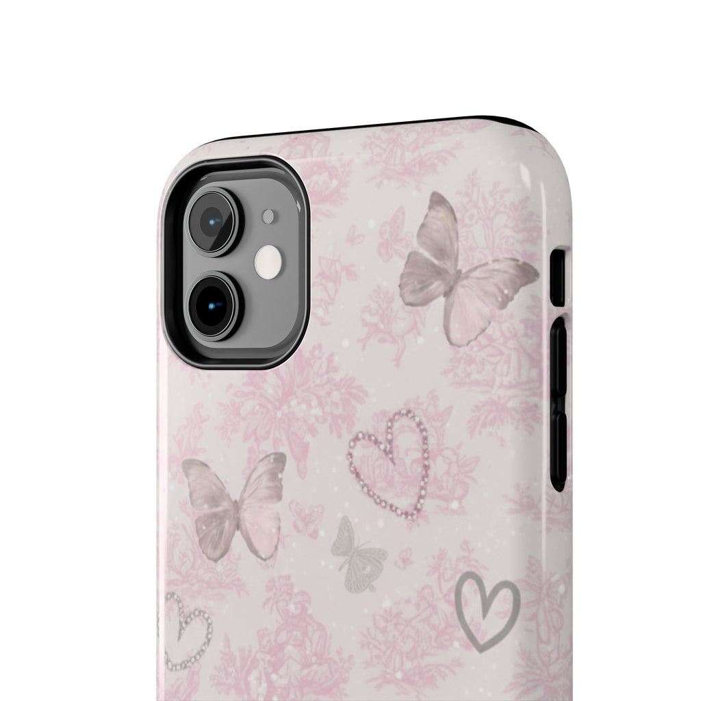 Pink Butterfly Hearts