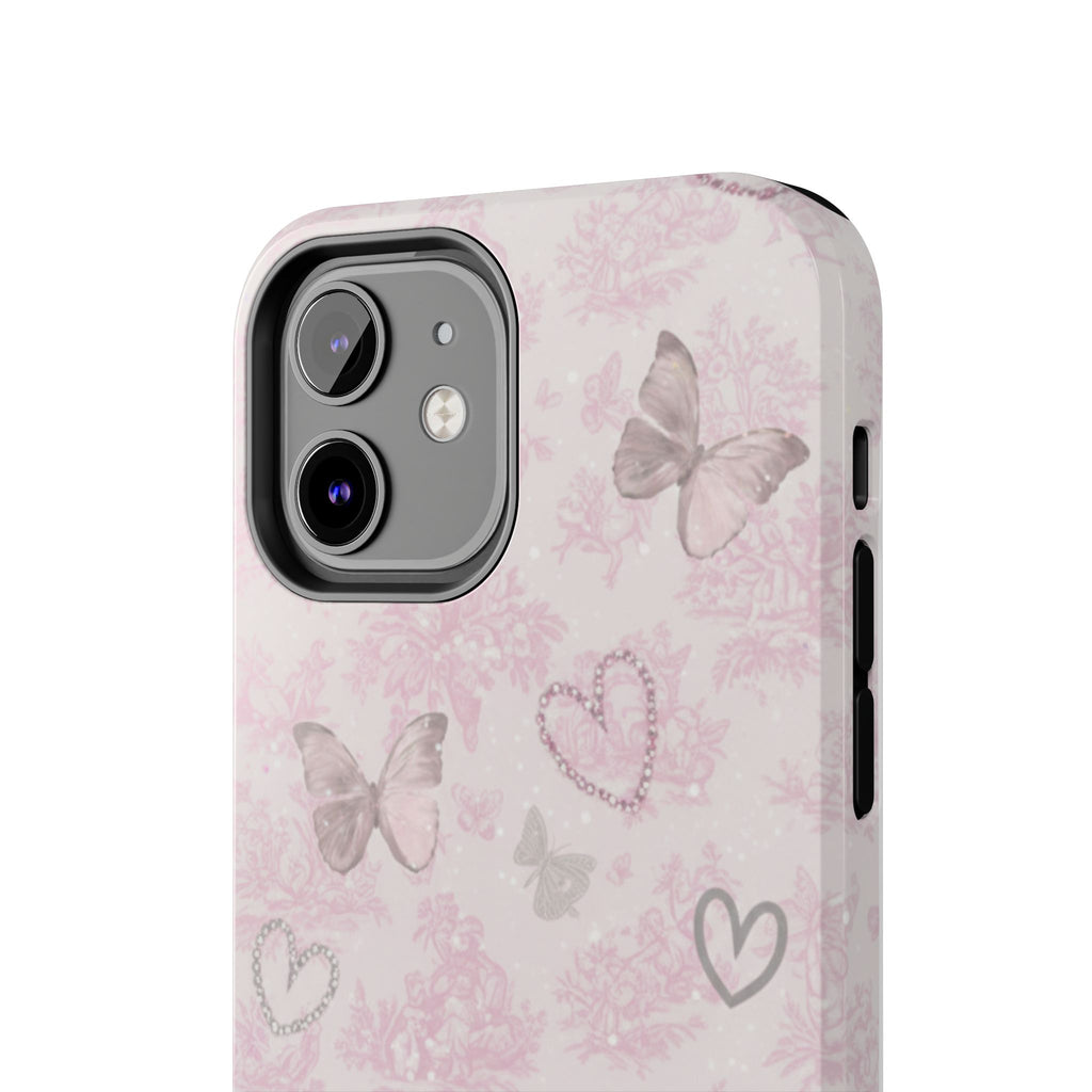 Pink Butterfly Hearts