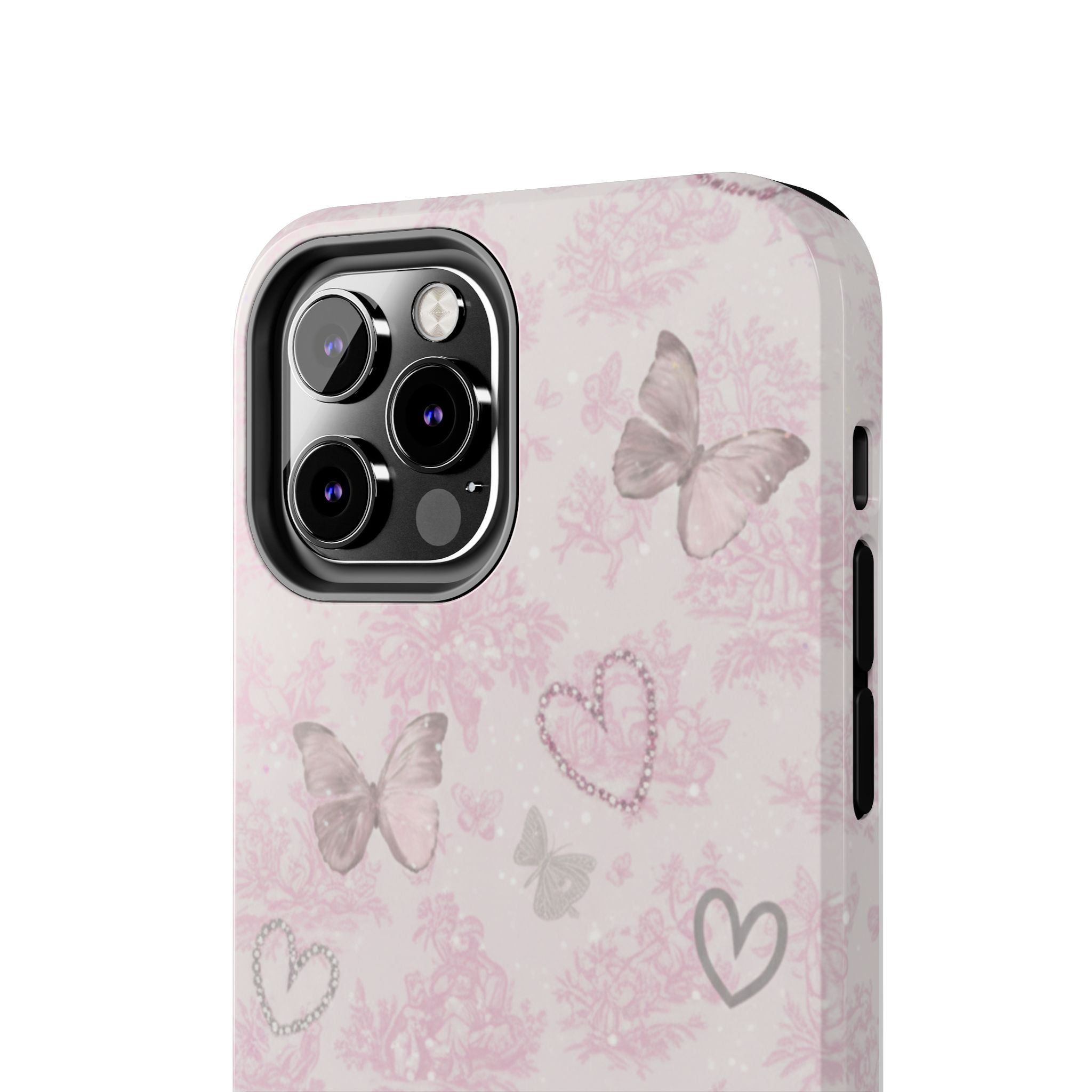 Pink Butterfly Hearts