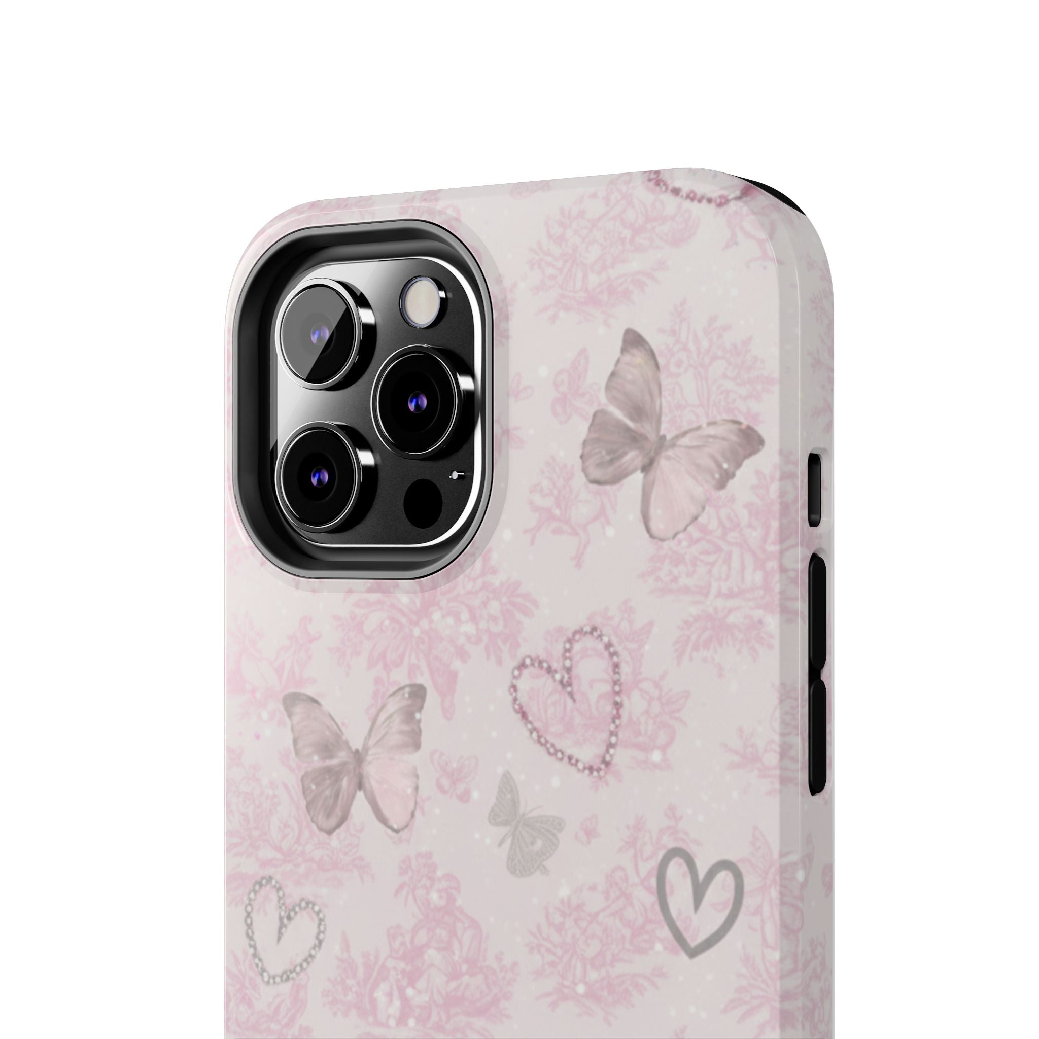 Pink Butterfly Hearts